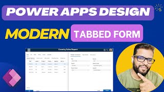 How to build Modern Tabbed Form in Power Apps powerapps sharepoint design tablist [upl. by Enelyaj]