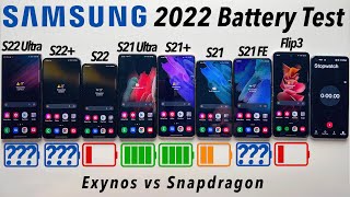 ULTIMATE 2022 Samsung Battery Test [upl. by Notle]