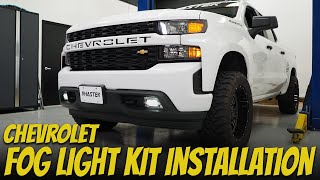 20192021 Chevrolet Silverado Fog Light Kit  Phastek Install [upl. by Gunar]