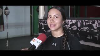 Conoce a Karen Rubio boxeadora profesional de Culiacán y allegada a Julio César Chávez [upl. by Nimoynib534]