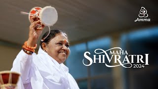 Shivaratri 2024  Amritapuri Highlights [upl. by Einwahs959]