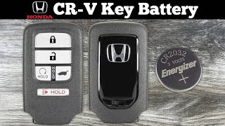 2017  2022 Honda CRV Key Fob Battery Replacement  How To Change Replace CRV Remote Batteries [upl. by Harrietta24]