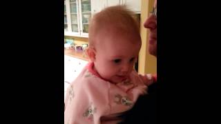 Baby Infant with Barking Croup Stridor Shortness of Breath [upl. by Annol937]