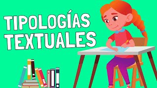 ¿Qué son las TIPOLOGÍAS TEXTUALES y cuáles son sus características Con ejemplos [upl. by Nemzzaj921]