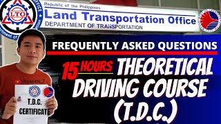 LTO THEORETICAL DRIVING COURSE TDC 2023  STUDENT PERMIT UPDATED REQUIREMENT  TAGALOG [upl. by Keg]