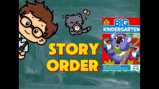 Big Kindergarten Book  Story Order Lesson with English Teacher Trey p 298301 [upl. by Gisela]