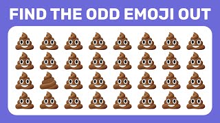 Find the ODD One Out Emoji Quiz  Easy Medium Hard [upl. by Riem662]