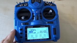 FrSky Taranis X9 Lite using D16 protocol on old X8R receiver [upl. by Alexandrina]