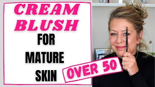 How to Apply Cream Blush  3 Easy Methods  Mature Skin [upl. by Aytak882]