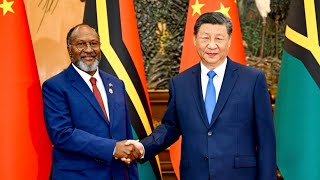 Xi Jinping China ready to build a community with shared future with Vanuatu in the new era [upl. by Paulsen389]