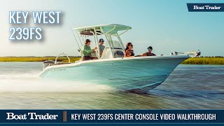 Key West 239 FS Center Console Walkthrough [upl. by Zusman]