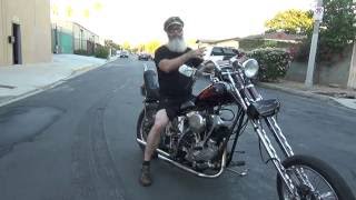 Hunting Harleys 1946 Knucklehead chopper [upl. by Lananna]