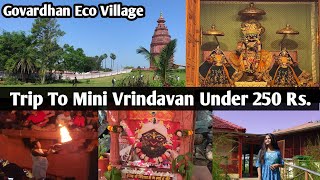 Govardhan Eco Village Palghar  Mini Vrindavan Trip  How To Reach Govardhan Eco Village By Train [upl. by Lekim]