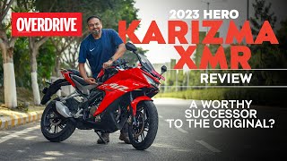 2023 Hero Karizma XMR review  a worthy successor to the original  OVERDRIVE [upl. by Rehotsirk]