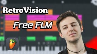 RetroVision  Puzzle Remake  FL STUDIO MOBILE [upl. by Nalyorf]