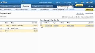 How to Perform a Bank Reconciliation with QuickBooks Online Video Tutorial [upl. by Selohcin]