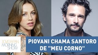 Luana Piovani chama Rodrigo Santoro de quotmeu cornoquot  Morning Show [upl. by Ahterod]