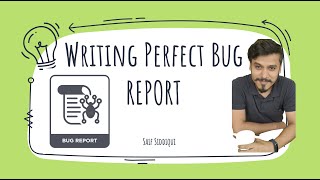 How To Write Perfect BUG REPORT In Software Testing  Manual Testing  Real website testing [upl. by Salter]