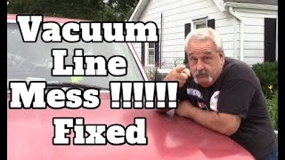 OBS Ford F 150 how to fix the Old Plastic Vacuum Lines [upl. by Regnij443]