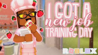 I Got a JOB at PASTRIEZ BAKERY GOING TO TRAINING Roblox Roleplay [upl. by Eyma842]