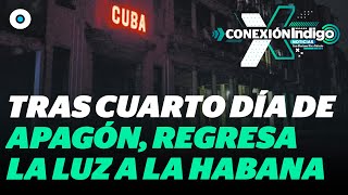 Vuelve la luz a Cuba pero varias provincias siguen a oscuras  Reporte Indigo [upl. by Sacksen]