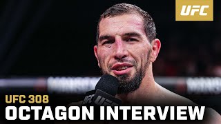 Abus Magomedov Octagon Interview  UFC 308 [upl. by Quenna959]