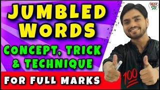 Jumble Words Tricks  Rearrangement of Sentence EnglishGrammarQuestionAnswerConcept  Class 910 [upl. by Goldshlag686]