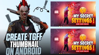 Create Telugu Gaming FF Thumbnail On Android  Ram Gfx 143 DhanuDinoo [upl. by Agle]