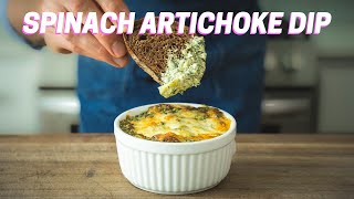 Spinach Artichoke Dip from fresh artichokes [upl. by Eiralih36]