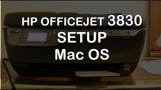 HP Officejet 3830 Setup Mac OS review [upl. by Astra]