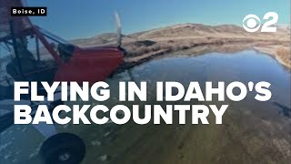 Flying over the Sandbar in southern Idaho [upl. by Akirdnas598]