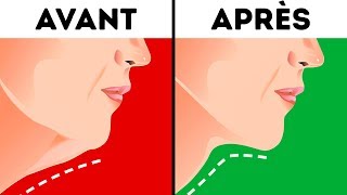 6 Méthodes Efficaces Pour se Débarrasser Dun Double Menton [upl. by Yztim]