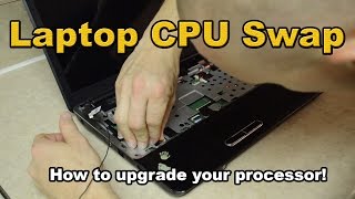 Laptop CPU install how to upgrade your Laptop CPU [upl. by Kryska579]