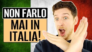 10 Cose Da Non Fare In Italia  Imparare l’Italiano [upl. by Dira673]