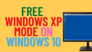 Free Windows XP Mode on Windows 10 [upl. by Iot]