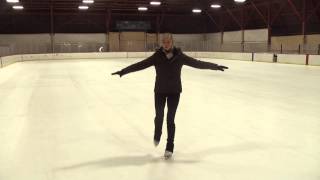 USFSA Basic Skills 8D  Onefoot upright spin [upl. by Calysta]