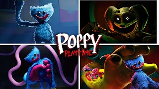 ALL TRAILERS  Poppy Playtime Chapter 1234 [upl. by Enyahs457]