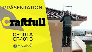 Teleskopleiter CRAFTFULL  Aufbau  Präsentation 🎬  CF101A amp CF101B  Miweba Deutsch [upl. by Droffats]