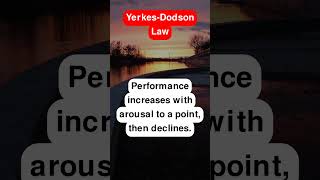 YerkesDodson Law [upl. by Hcnarb]