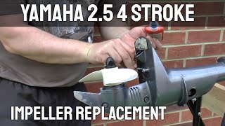 Yamaha 25hp 4 Stroke Outboard Motor Impeller Replacement [upl. by Ahsiei]