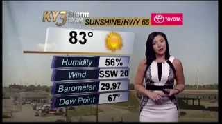 Meteorologist Felicia Combs Demo Reel [upl. by Lemmuela]