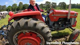 1965 Massey Ferguson 175 MultiPower 39 Litre 4Cyl Diesel Tractor 70 HP with Ransomes Plough [upl. by Eadas707]