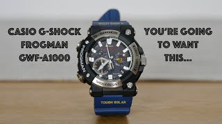 Casio GShock Frogman GWFA1000 Review  All new and highly desirable [upl. by Natsud]