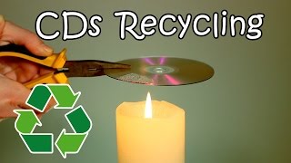 CDs and DVDs Recycling  How To Recycle Your Old CDs Into Useful Stuff [upl. by Eniretak]