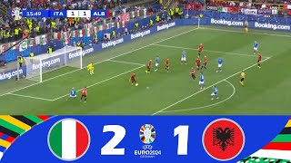 Italie contre Albanie 21  UEFA Euro 2024  Résumé de Match [upl. by Macnamara719]