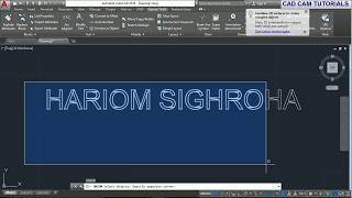 AutoCAD 2018 Tutorial for Beginners 87 HOW TO EXPLODE THE TEXT IN AUTOCAD 2018 [upl. by Idihsar125]