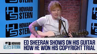 Ed Sheeran Shows on His Guitar How He Won His Copyright Lawsuit [upl. by Fleta]