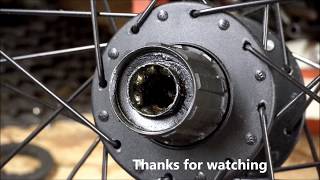 How to Remove a freehub body [upl. by Asillim]