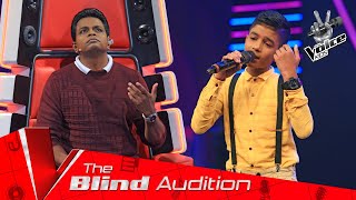 Aslam Roshan  Wedana Hanga  Blind Auditions [upl. by Oys530]