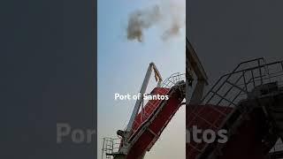 Porto de Santos🇧🇷  brazil portodesantos navio relaxeviajeclaudio [upl. by Plate]